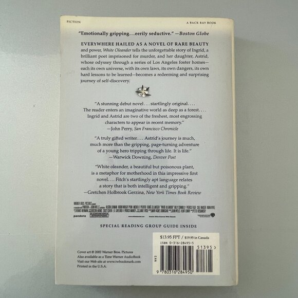 White Oleander by Janet Fitch Paperback Book 1999 1st Paperback Trade Edition - Picture 2 of 3